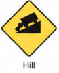 Hill ahead