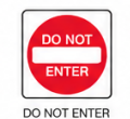 Do Not Enter